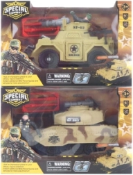 Military Set with Armored Vehicle and Soldier