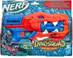 Nerf DinoSquad Raptor‑Slash blaster with rotating drum