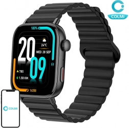 COLMI C8 Max Smartwatch with Magnetic Strap – Black