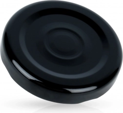 Metal bottle cap 48 mm, black