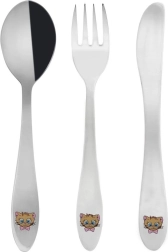 Kinderbesteck aus Edelstahl Kotek, 3-teiliges Set