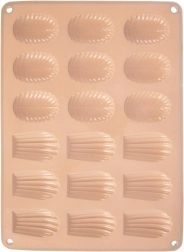 Siliconen vorm voor koekjes en pralines, beige 34 × 25 × 1 cm