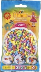 Strijkkralen Hama MIDI pastelkleuren 1000 stuks