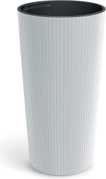 Pot Lamia Slim blanc avec insert