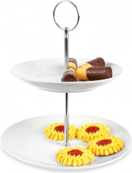 Porcelain Two-Tier Serving Stand 21 cm