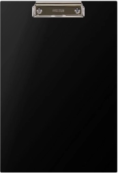 Classic A4 writing board with metal clip black