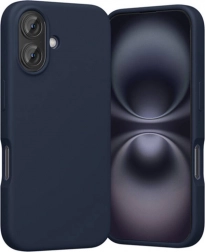 Siliconen hoesje Vention voor iPhone 16 Plus met MagSafe, blauw