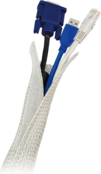 Elastischer Kabel-Organizer, grau