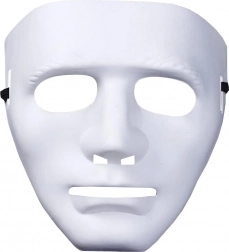 Weiße Halloween-Maske inspiriert von Michael Myers