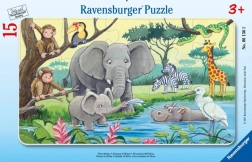 Ravensburger puzzle Animaux d’Afrique 15 pièces