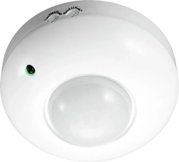 Capteur de mouvement PIR de plafond Maclean Energy MCE19 1200 W, portée 6 m