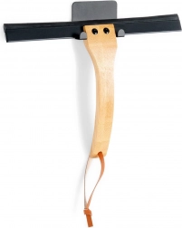 Hängender Fenster- und Duschabzieher Vilde mit Bambusgriff