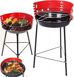 Tragbarer Garten-Campinggrill für Holzkohle