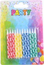 Colorful Candles 24 pcs