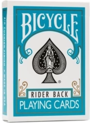 Bicycle Playing Cards with Turquoise Back – Poker Size