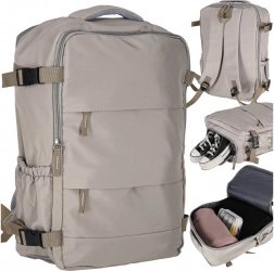 Reis- en toeristenrugzak grijs 45 × 30 cm