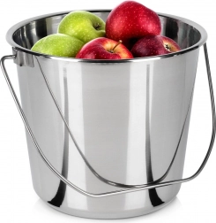 Seau alimentaire en acier inoxydable 8 l