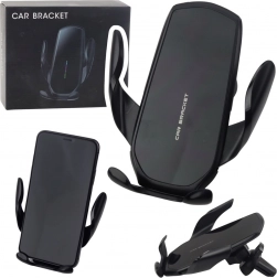 Gravitations-Kfz-Halter für Lüftungsgitter, schwarz