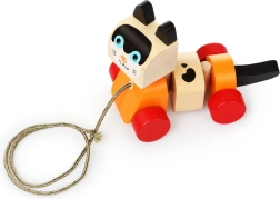 Wooden Pull Toy Cat