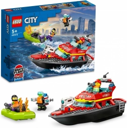 LEGO® City 60373 Brandweerreddingsboot en motorboot
