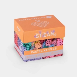 Construction Blocks Waffle Mini Pastel 500 Pieces