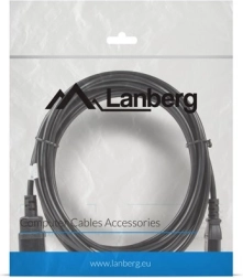 IEC 320 C13 – C14 power extension cable 5 m black