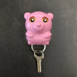 Schlüsselanhänger – rosa Bär