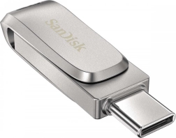 SanDisk Ultra Dual Drive Luxe 256 Go USB 3.1 Type‑C/USB‑A clé USB en métal