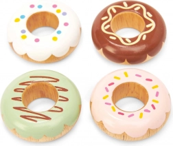 Set of Wooden Donuts