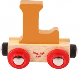 Bigjigs Rail Holzbahn mit Buchstabe L