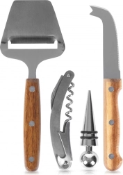 Wine and Cheese Accessory Set, 4 pcs