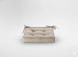 Chair cushion 40 × 40 × 6 cm, natural