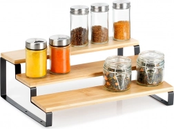 Wooden three-tier bamboo kitchen shelf 32 × 23.5 × 11 cm VILDE