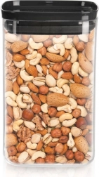Quadratischer Behälter für trockene Lebensmittel mit Dichtdeckel 1,4 l