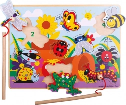 Bigjigs Toys Wooden Insect Catching Game