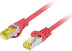 Patch cable Cat. 6A S/FTP LSZH CU 0.5 m red