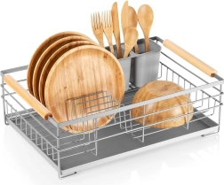 Gray dish rack 43 × 28.5 × 14.5 cm