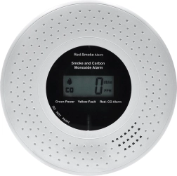 Solight combined smoke and carbon monoxide detector with LCD display - 1 piece