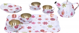 Metal tea set for children
