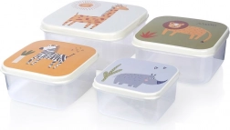 Kinder-Lebensmitteldosen 4 Stk. – Tiermotive