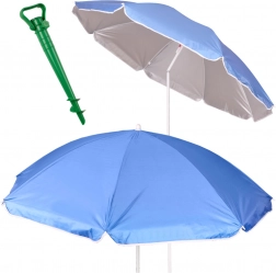 Strand- und Gartensonnenschirm mit UV-Schutz 150 cm, blau