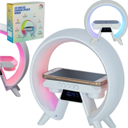 RGB-lampje met draadloze oplader en radio
