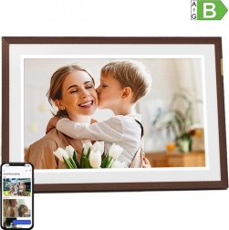 digitaler Fotorahmen ARZOPA D10 10,1" dunkelbraun