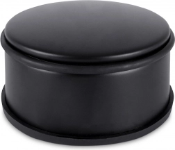 Metall-Türstopper, schwarz, 11,5 cm