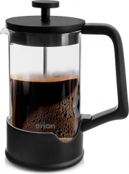 Glazen French press voor koffie en thee Black 400 ml