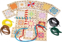 Bigjigs Toys wooden lacing pictures