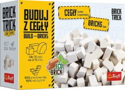 Trefl Brick Trick Packung weiße Ziegel, Mix 70 Stk