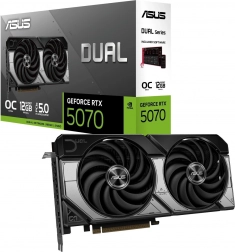 Asus Dual GeForce RTX 5070 12 GB GDDR7 graphics card