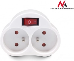 Double Electric Sockets with Switch Maclean Energy