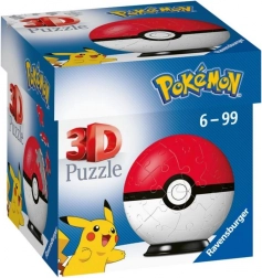 3D Puzzle Pokémon Poké Ball by Ravensburger, 54 Pieces